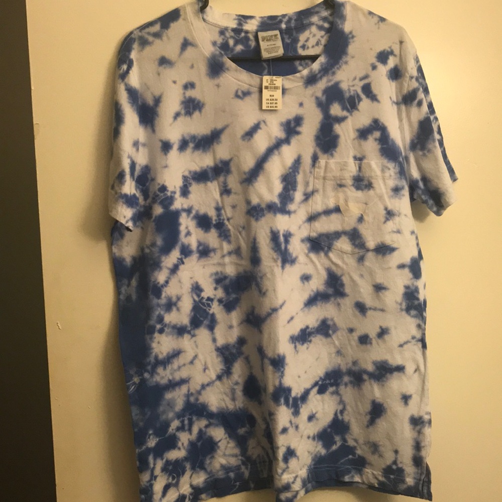 Victorias Secret Pink Short Sleeve Campus Top